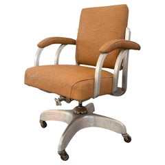Industrial GoodForm Aluminum Upholstered Office Desk Chair