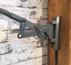 Industrial Goose Neck Wall Lamp, 1960s