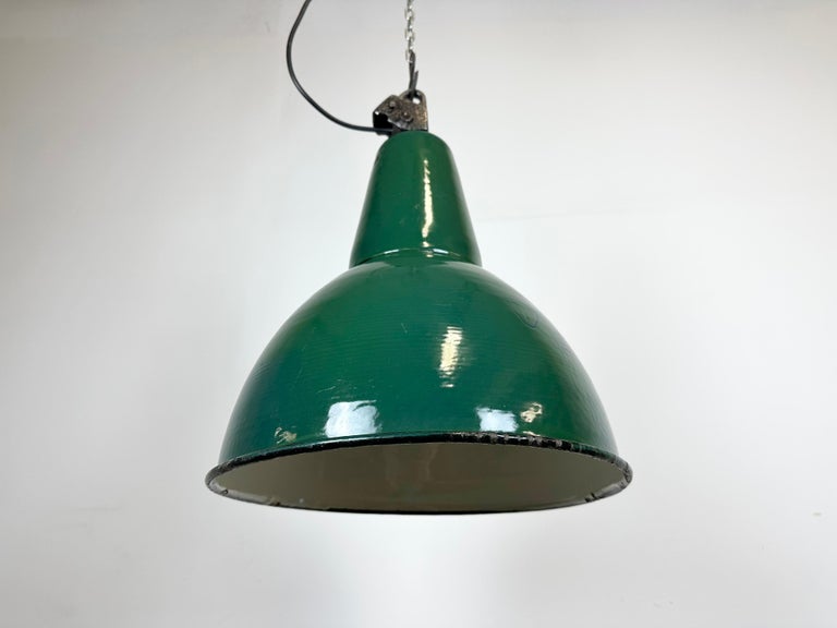 Green enamel lamp shade online