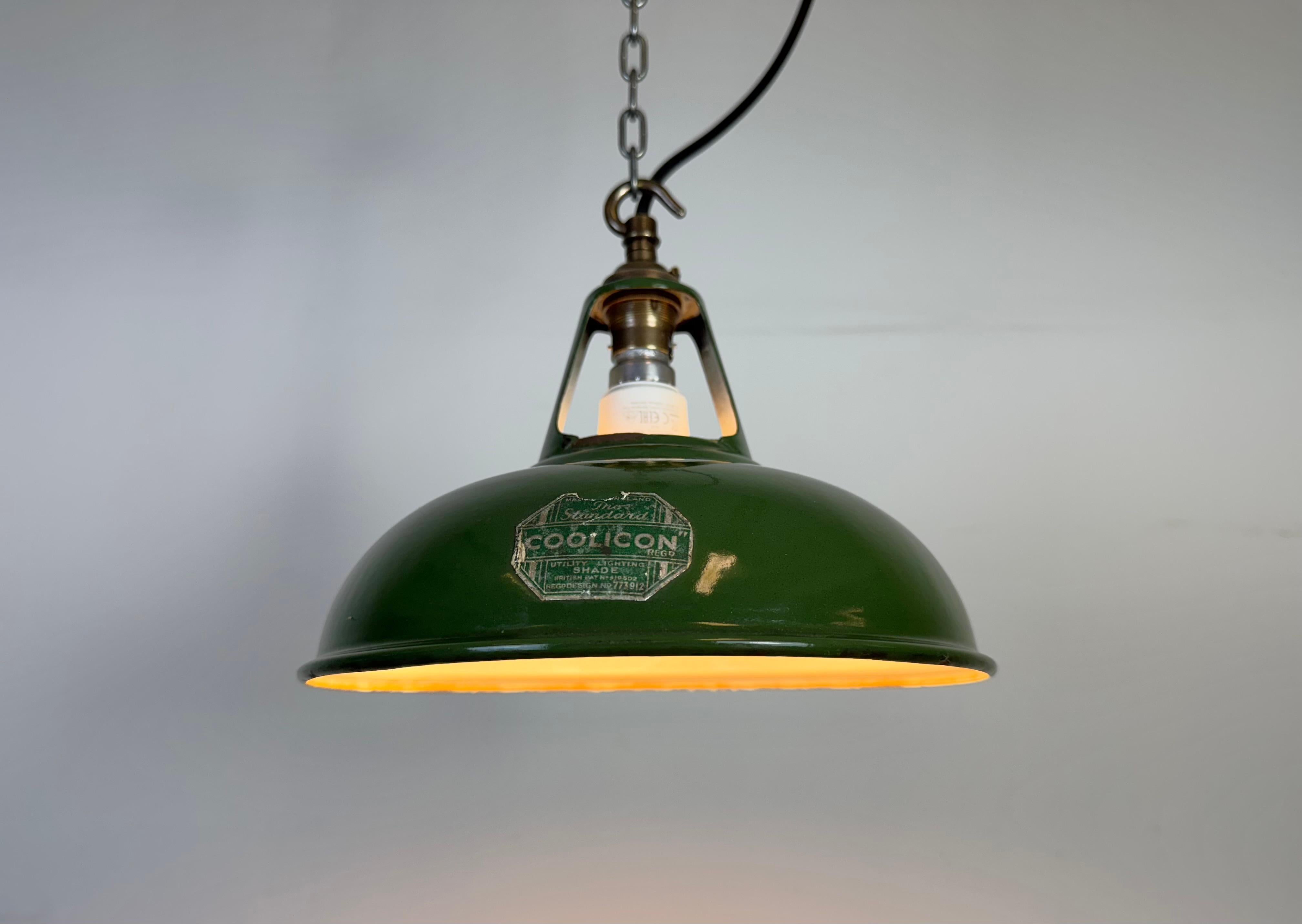 Lampada a sospensione industriale Greene & Greene Factory di Coolicon, anni '50 in vendita 3
