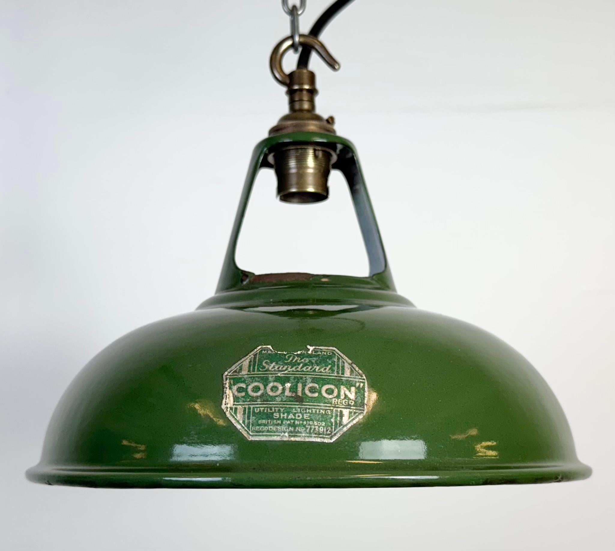 Industriale Lampada a sospensione industriale Greene & Greene Factory di Coolicon, anni '50 in vendita