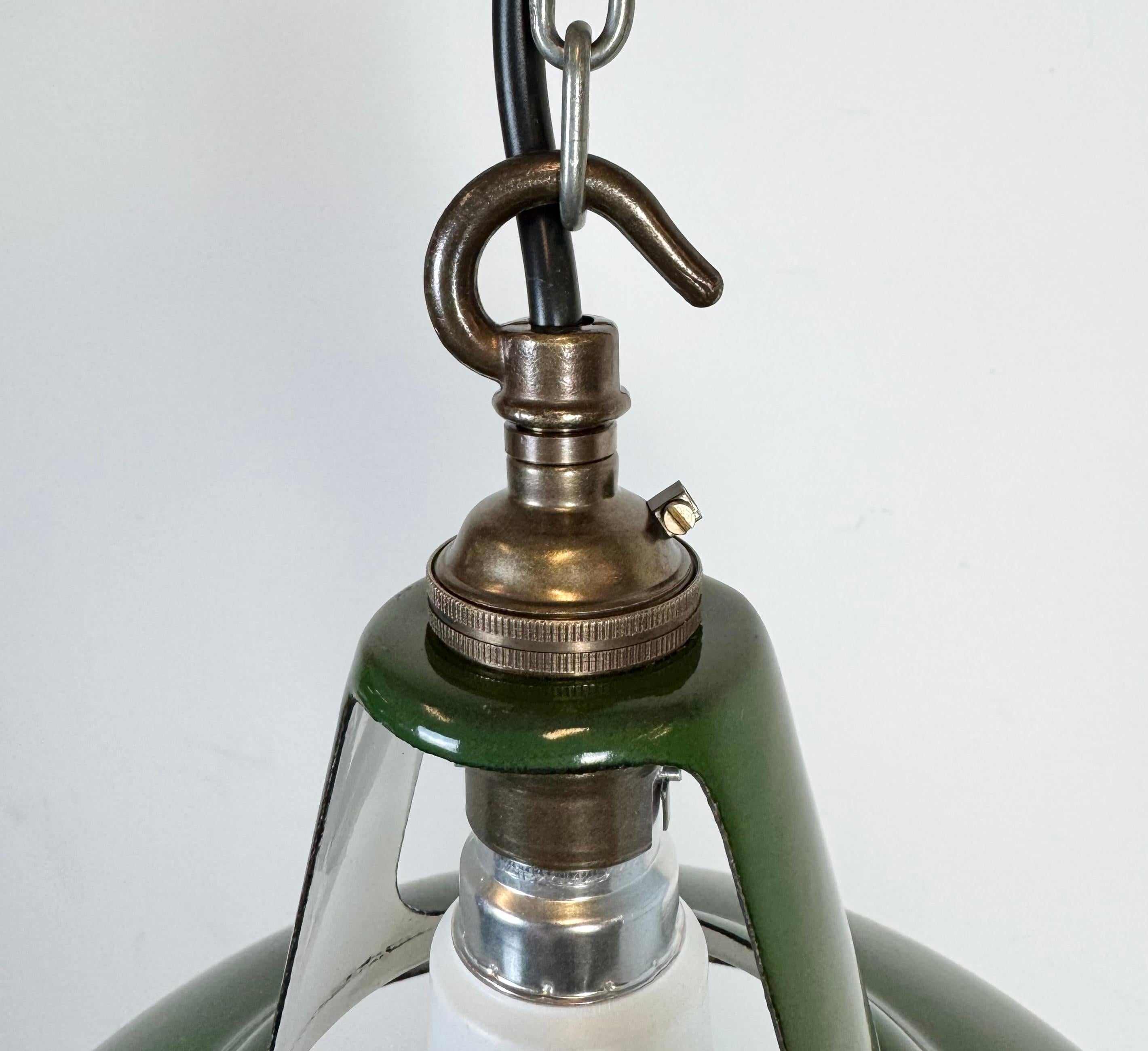 Britannico Lampada a sospensione industriale Greene & Greene Factory di Coolicon, anni '50 in vendita
