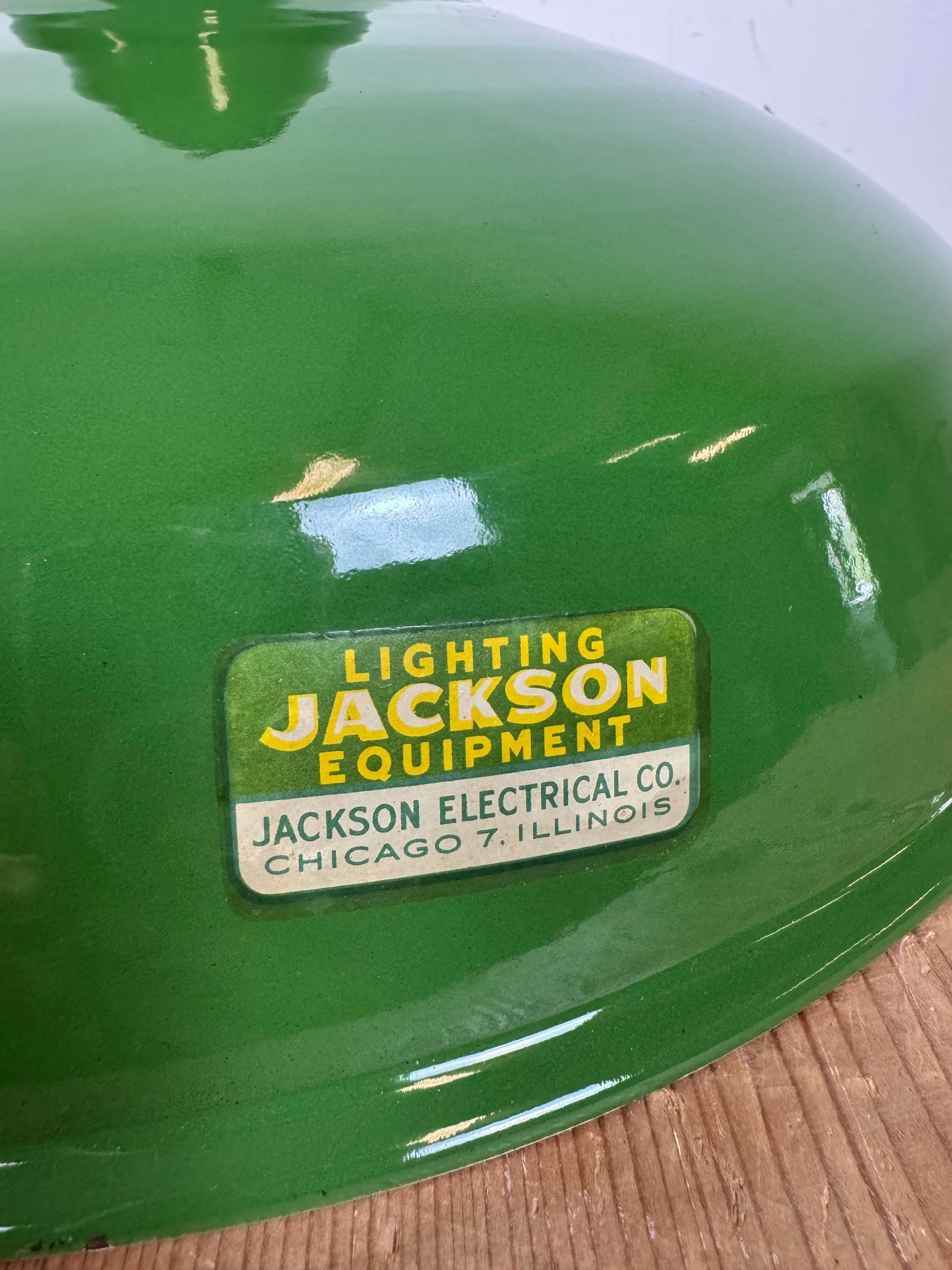 Lampada a sospensione industriale Greene & Greene Factory di Jackson Electrical Co. in vendita 7