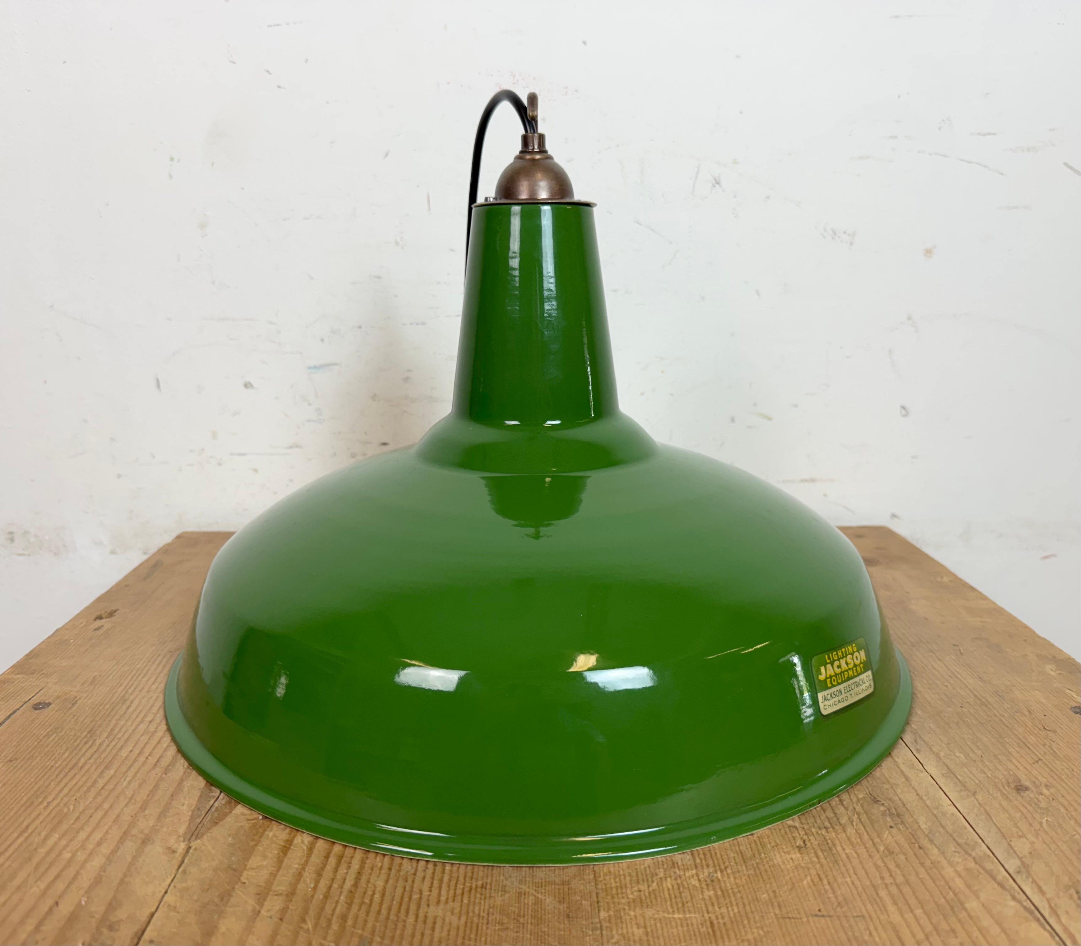 Lampada a sospensione industriale Greene & Greene Factory di Jackson Electrical Co. in vendita 8