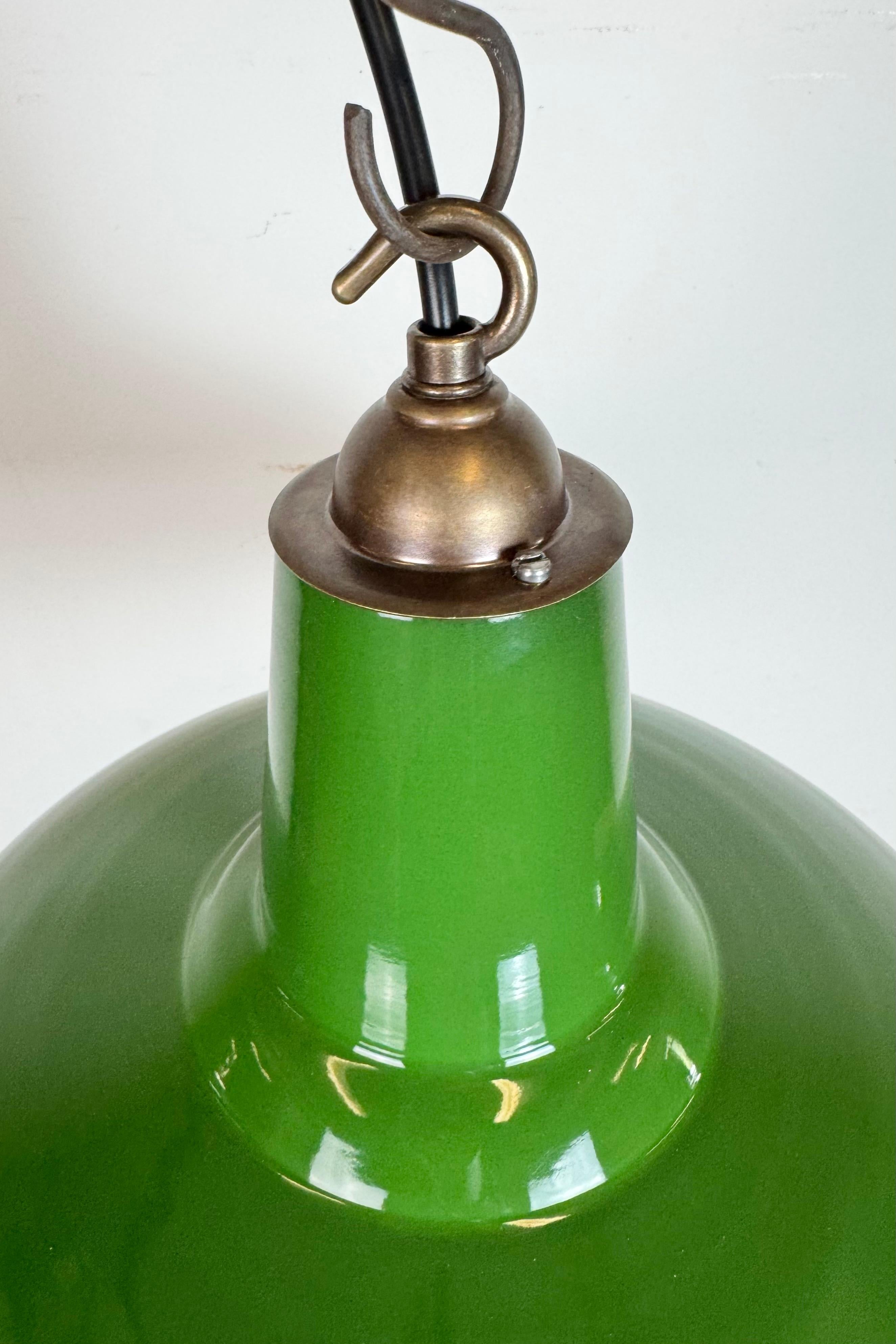 Ottone Lampada a sospensione industriale Greene & Greene Factory di Jackson Electrical Co. in vendita
