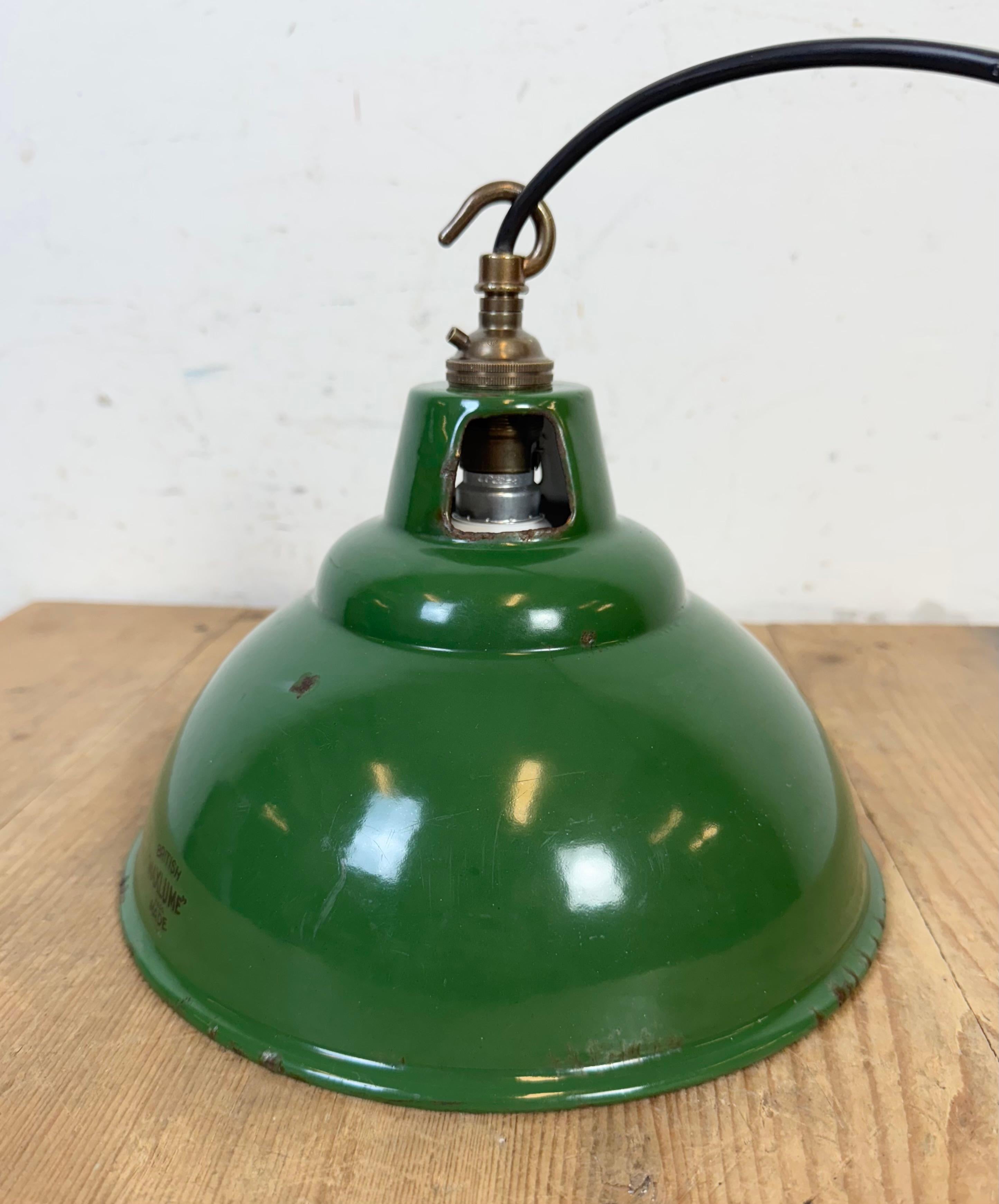 Lampada a sospensione industriale Greene & Greene Factory di Maxlume, anni '60 in vendita 10