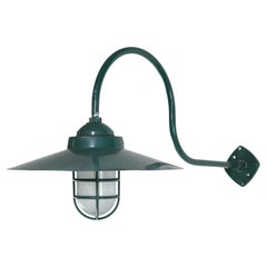 Industrial Green Exterior Gooseneck Sconce Qty Available
