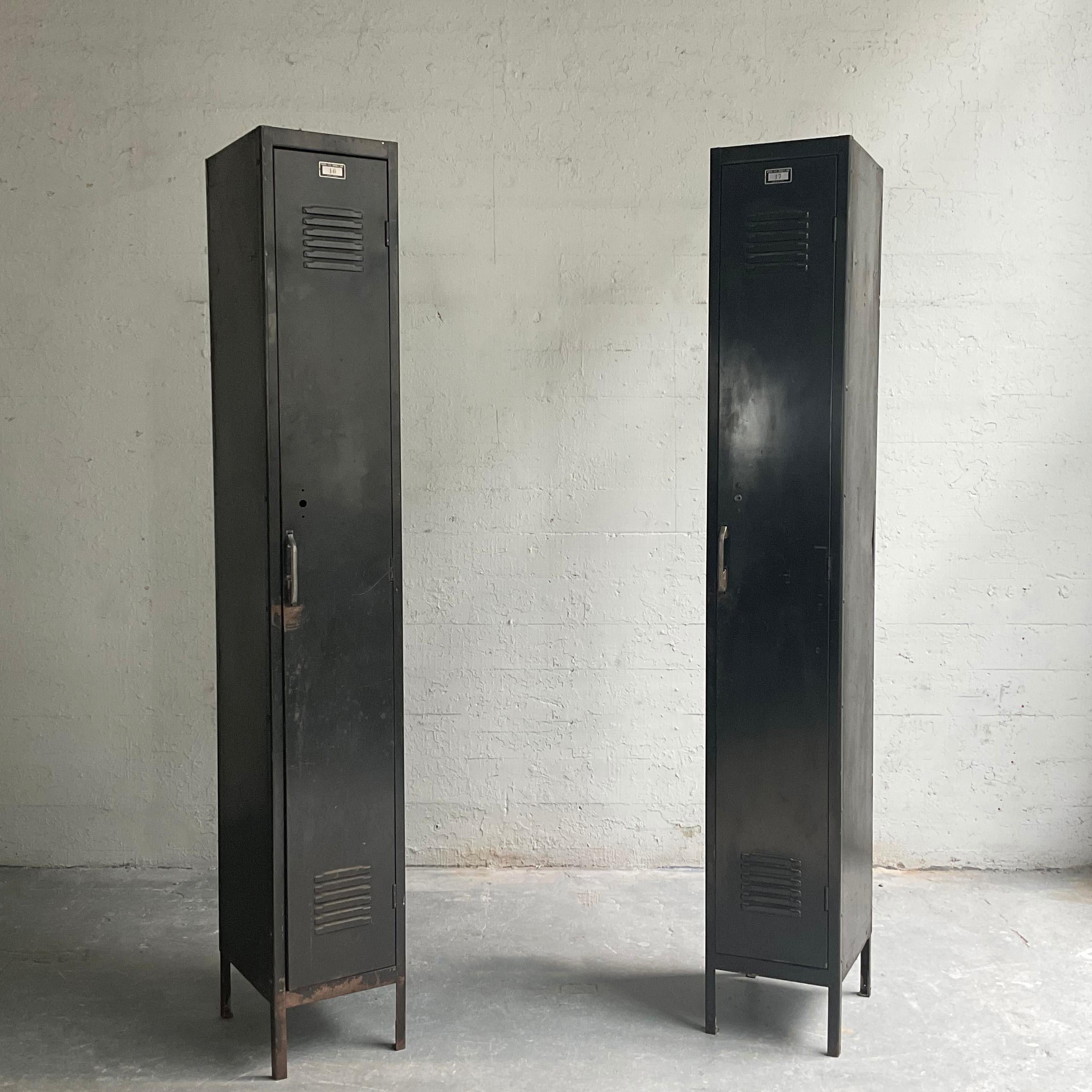 American Industrial Green Metal Gymnasium Lockers