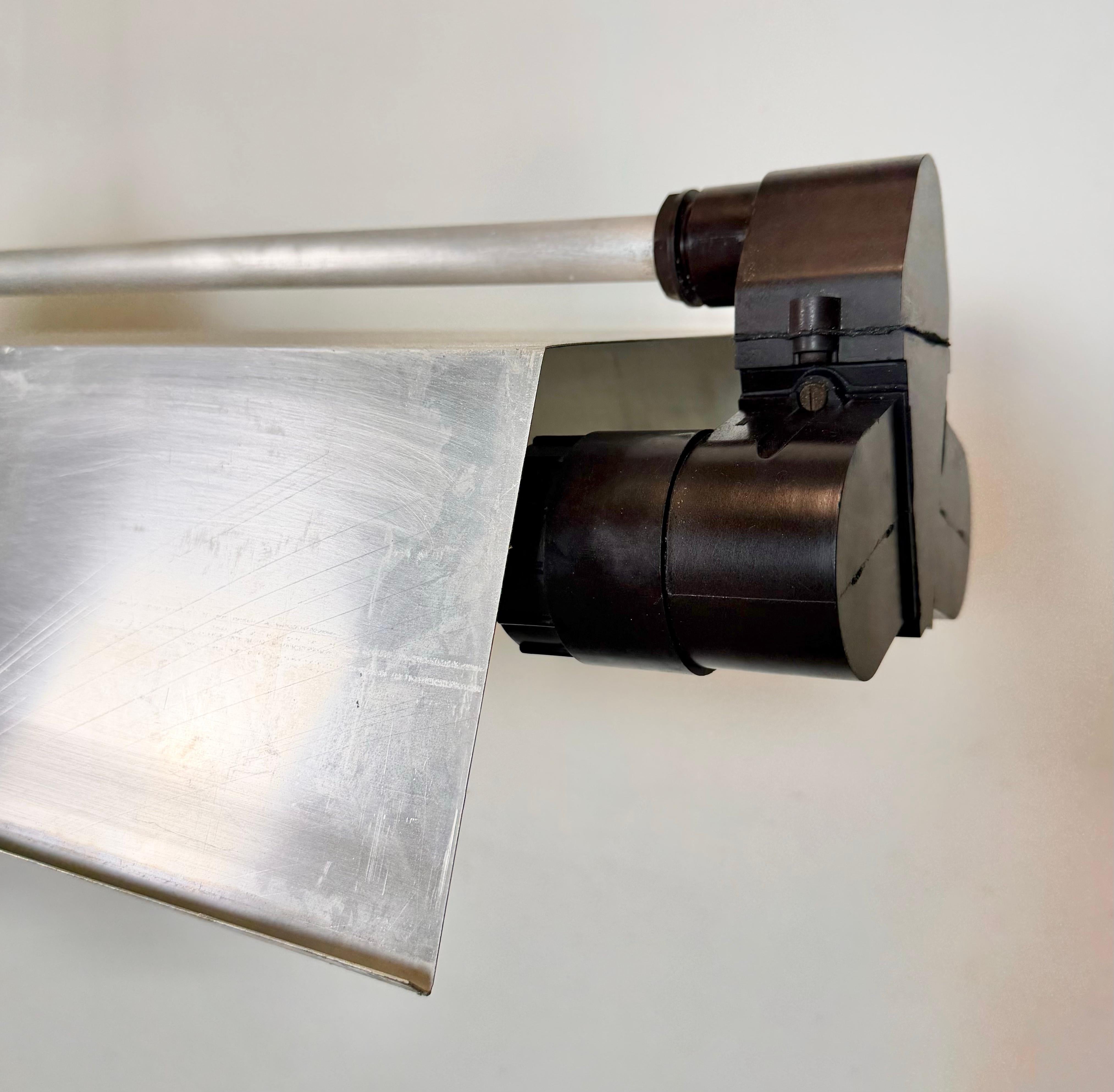 Graue Industrieröhrenleuchte von Elektrosvit, 1970er Jahre (Tschechisch) im Angebot