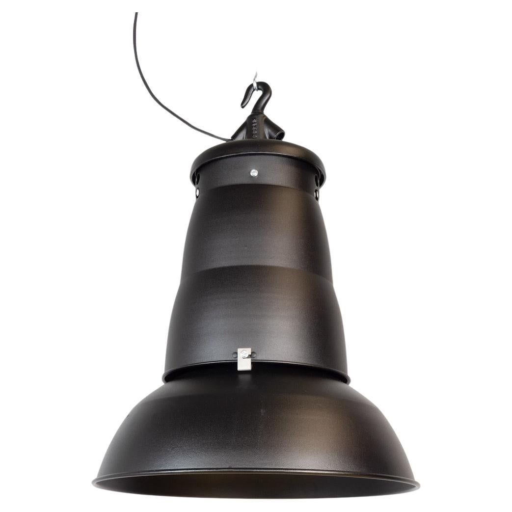 Industrial Hanging Light Pendant Philips PHD400 Black Label Collection 1957 For Sale