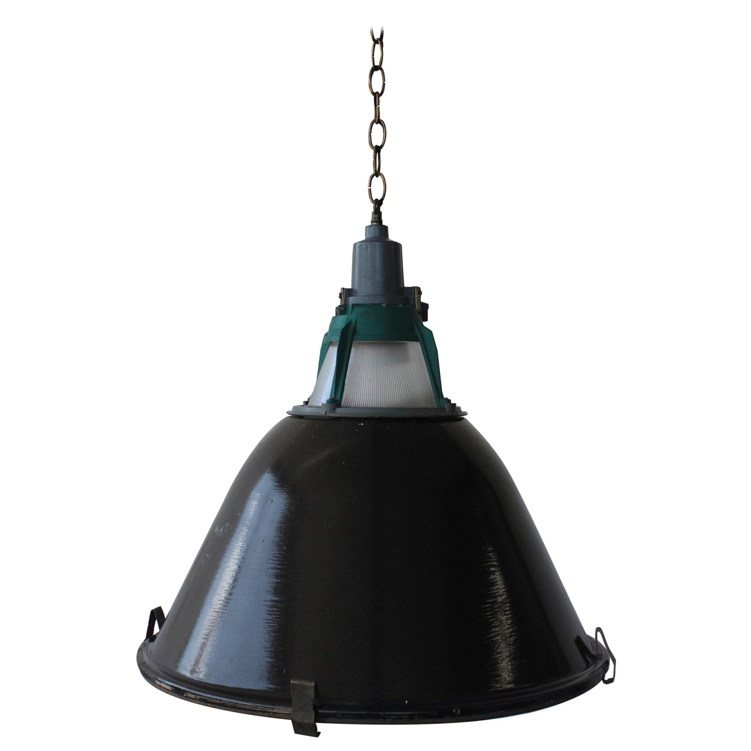 Industrial Hanging Pendant Light, Russia, 1960s, Pair Available