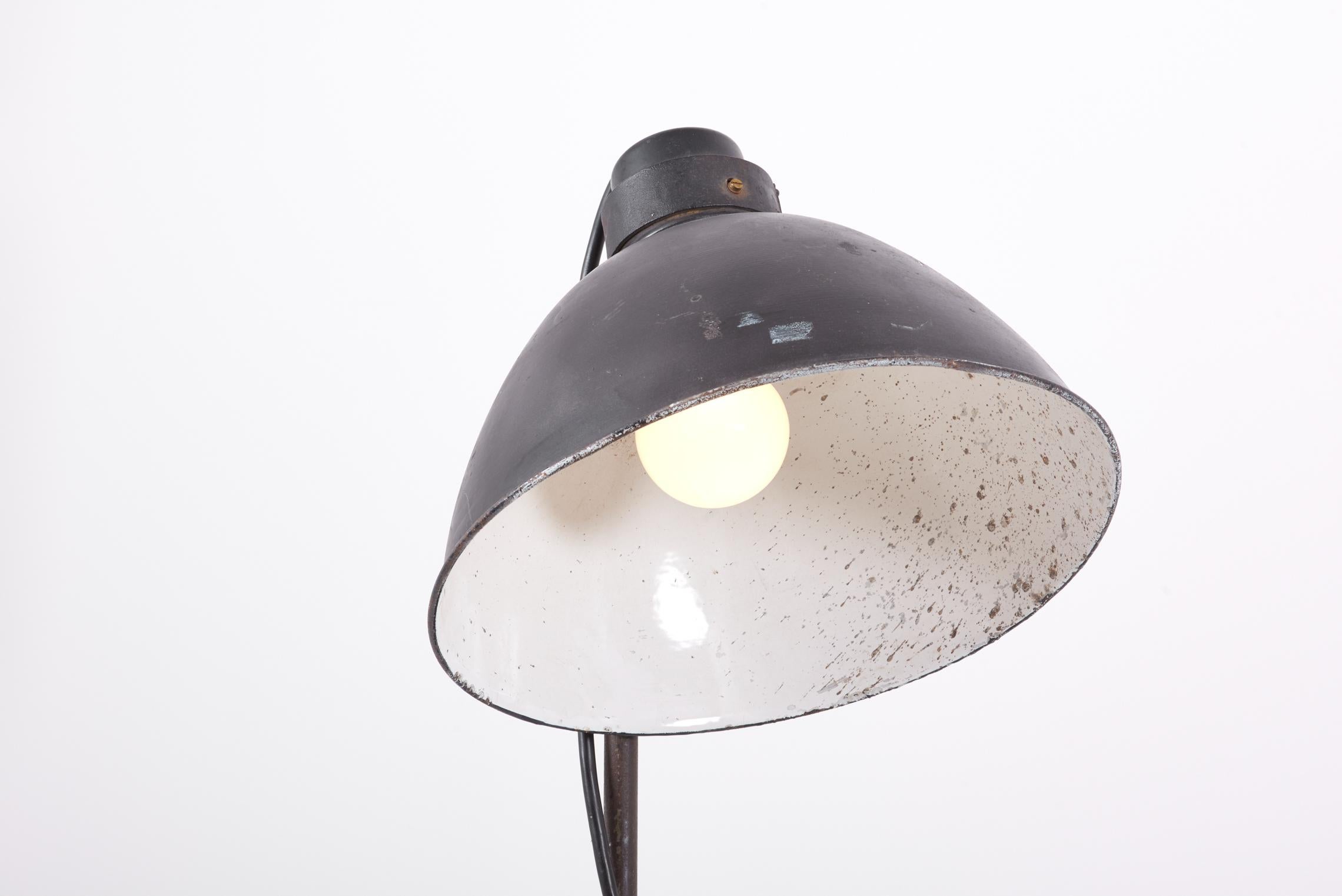 Industrial Height Adjustable Floor Lamp Bauhaus For Sale 1