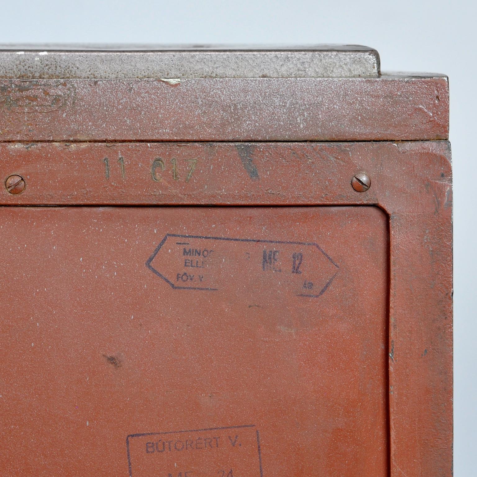 Industrial Iron and Aluminium Cabinet, 1960s 9