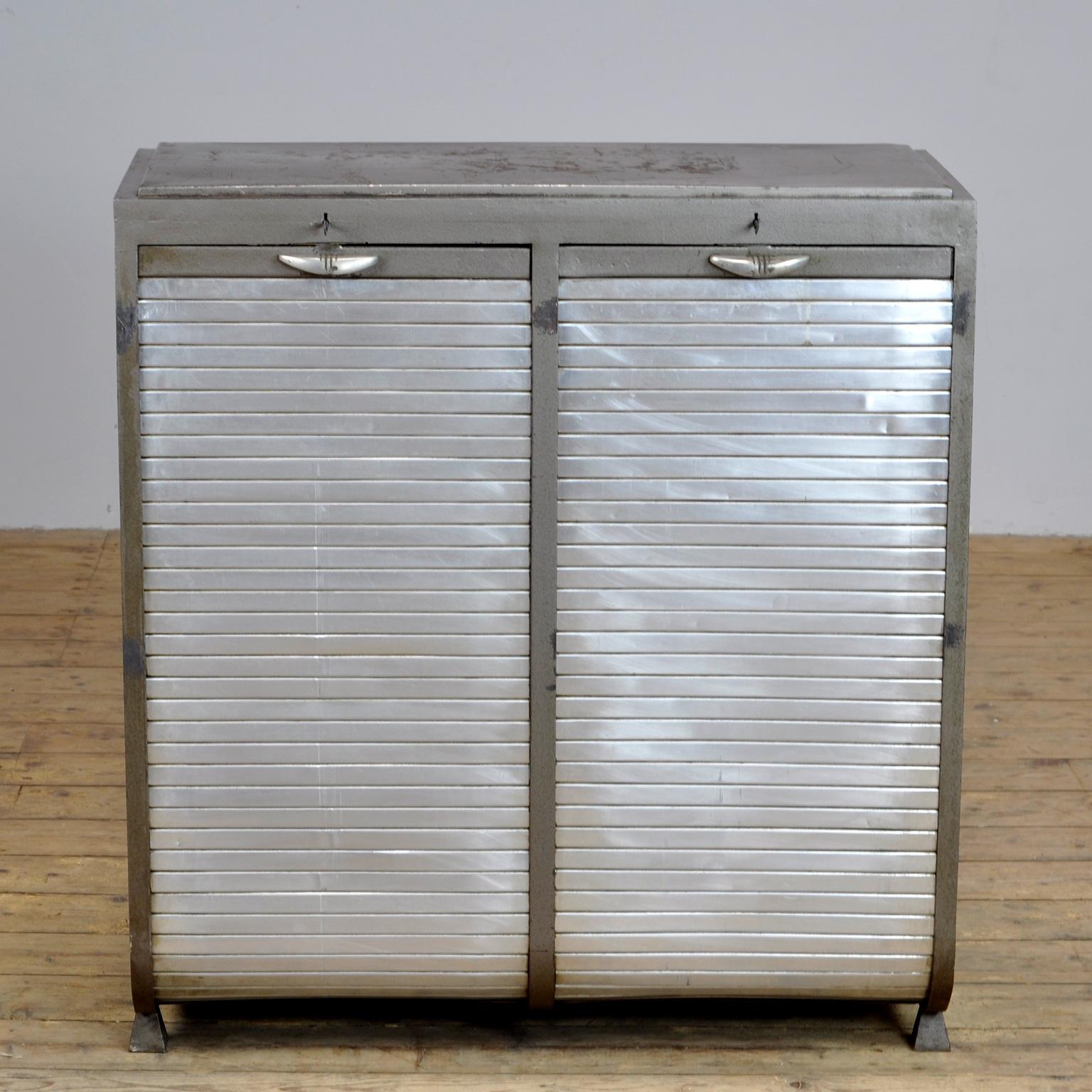 Industrial Iron and Aluminium Cabinet, 1960s 1