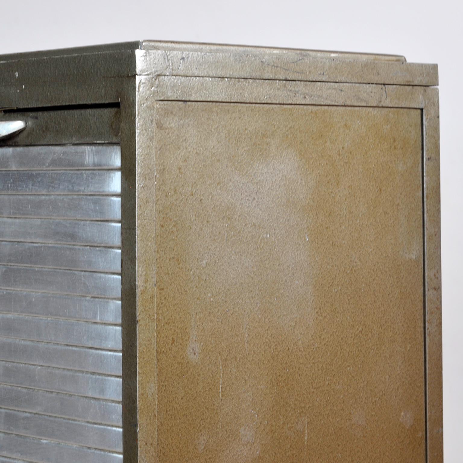 Industrial Iron and Aluminium Cabinet, 1960s 1