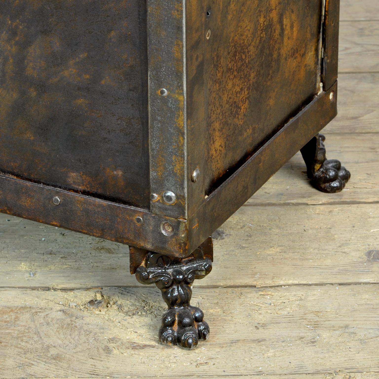 Industrial Iron Cabinet, 1910s 7