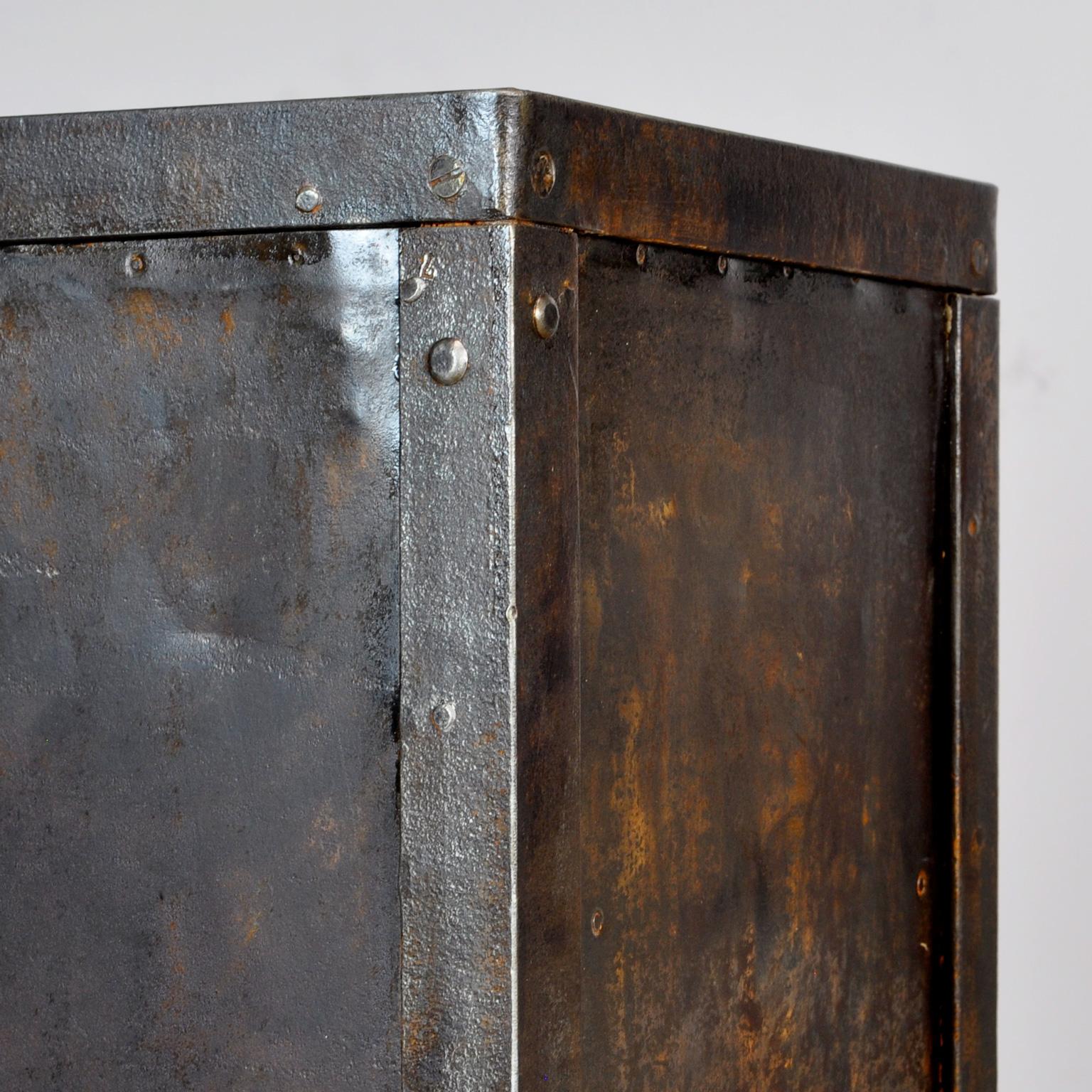 Industrial Iron Cabinet, 1910s 11