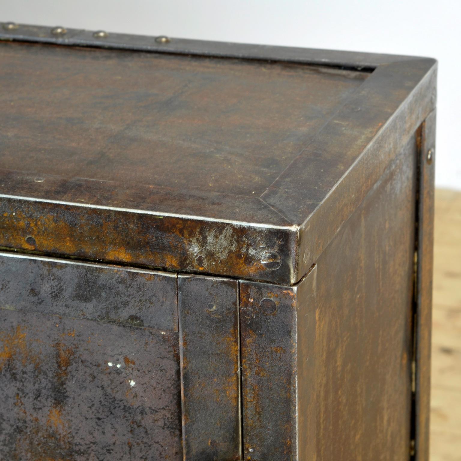 Industrial Iron Cabinet, 1910s 3