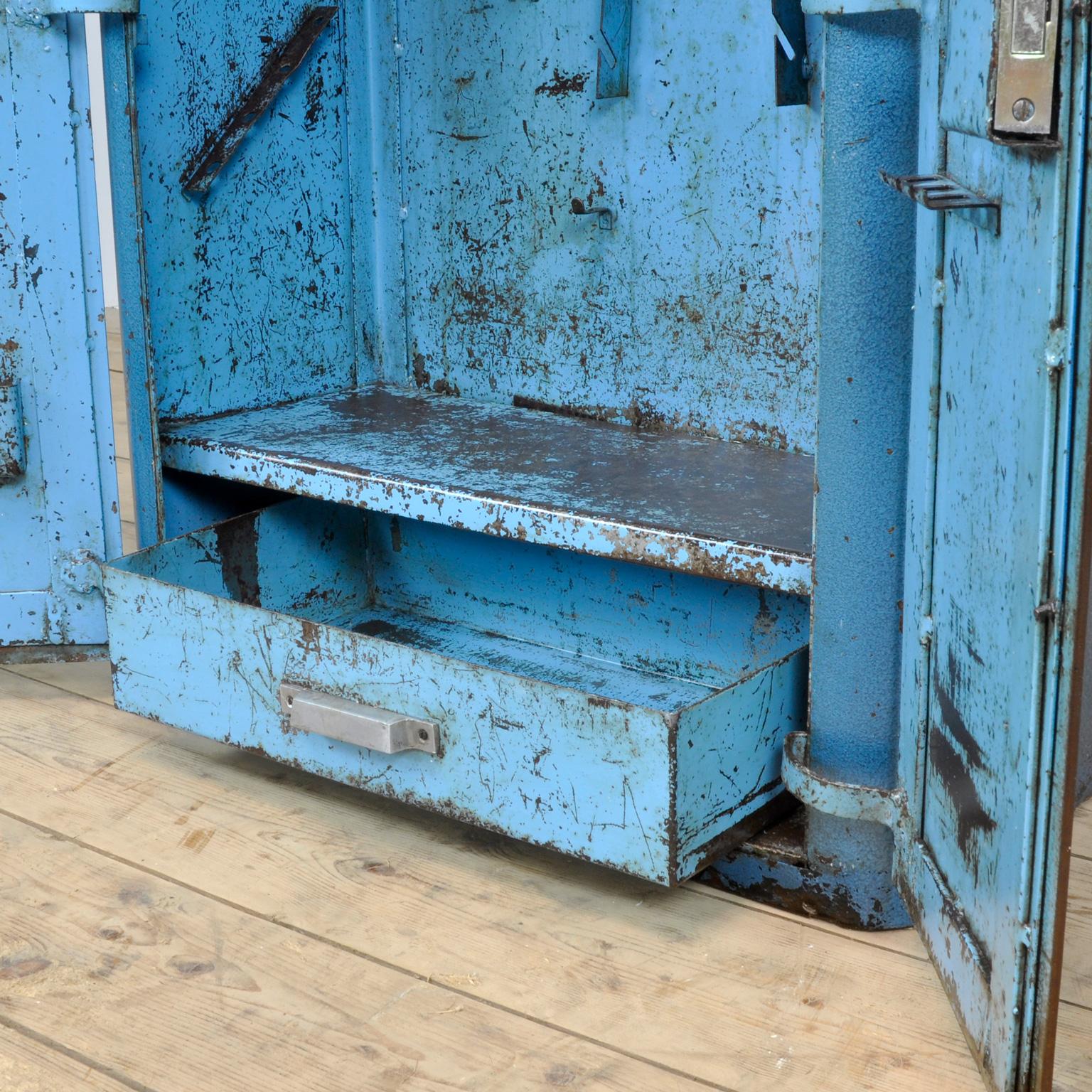 Industrial Iron Cabinet, 1950s 3