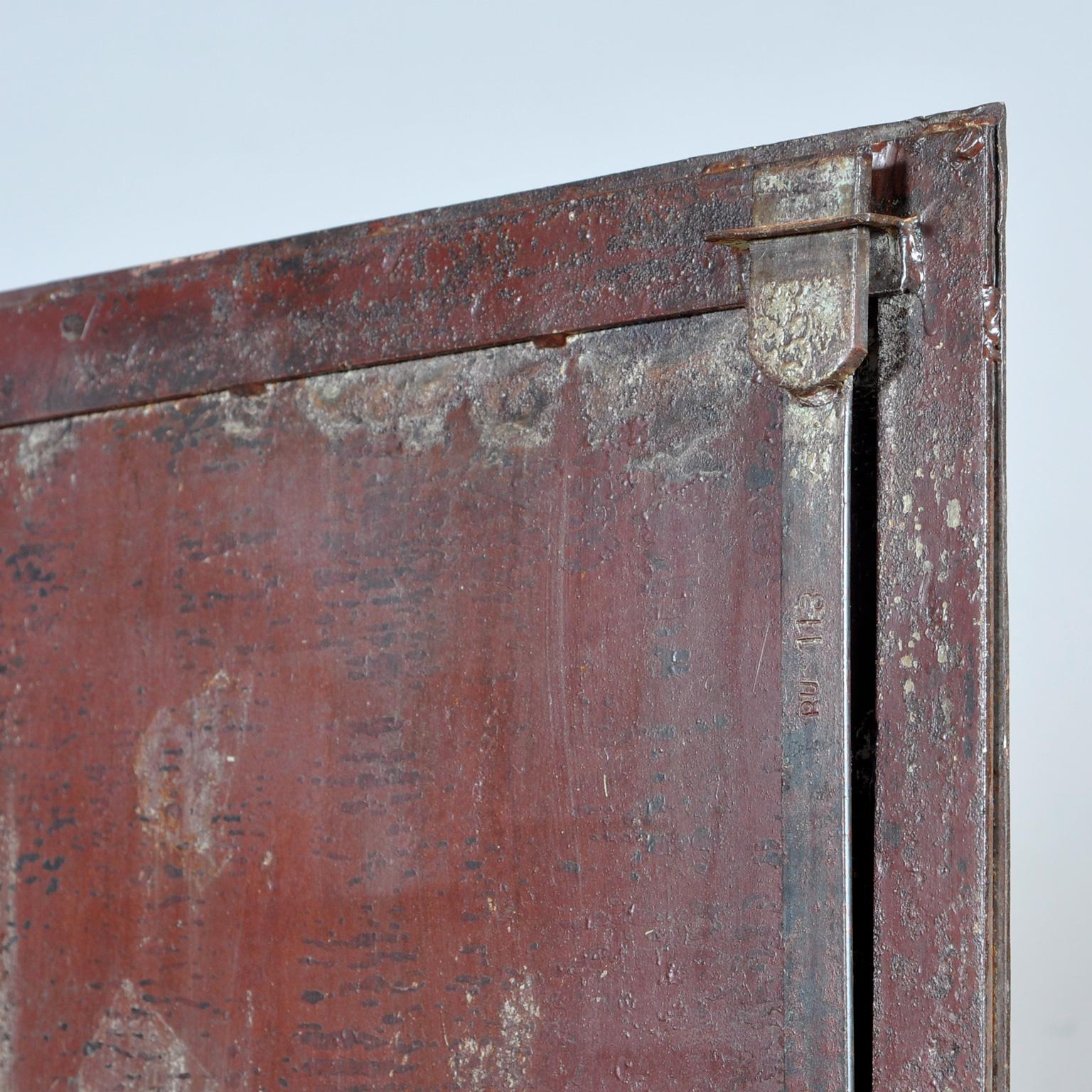 Industrial Iron Cabinet, 1960s For Sale 5