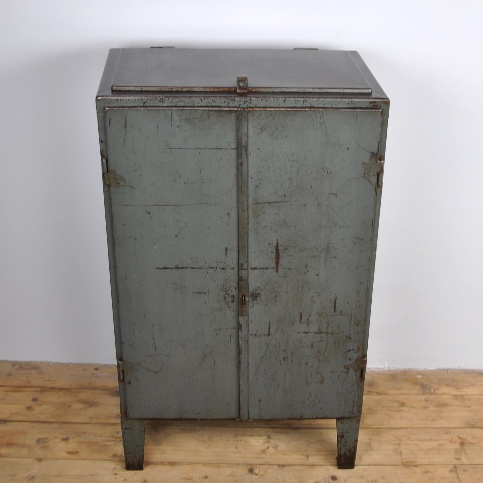 Industrial Iron Cabinet, 1960s 6