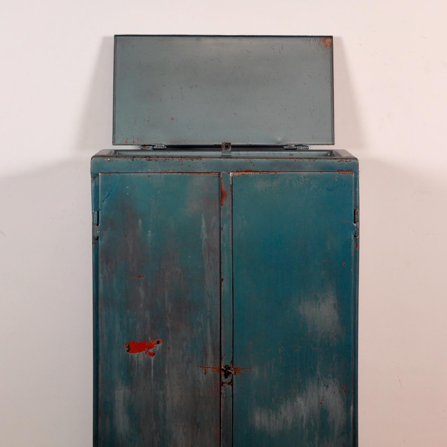 Industrial Iron Cabinet, 1960s 10