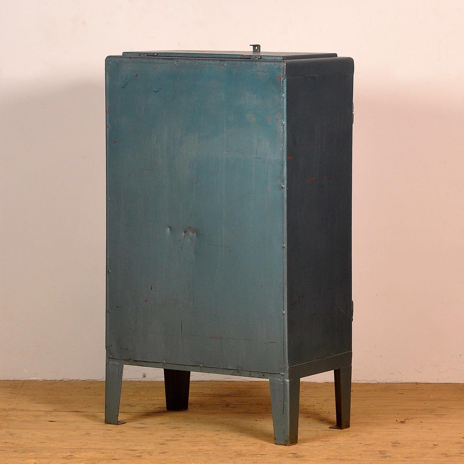 Industrial Iron Cabinet, 1960s 11