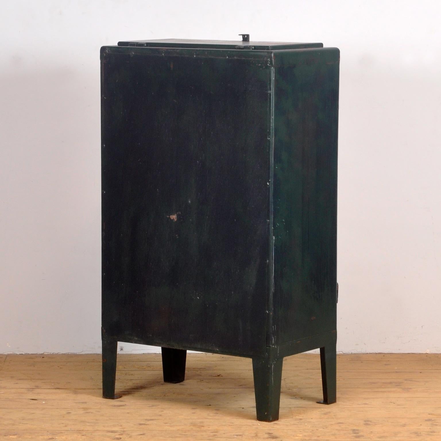 Industrial Iron Cabinet, 1960s 13