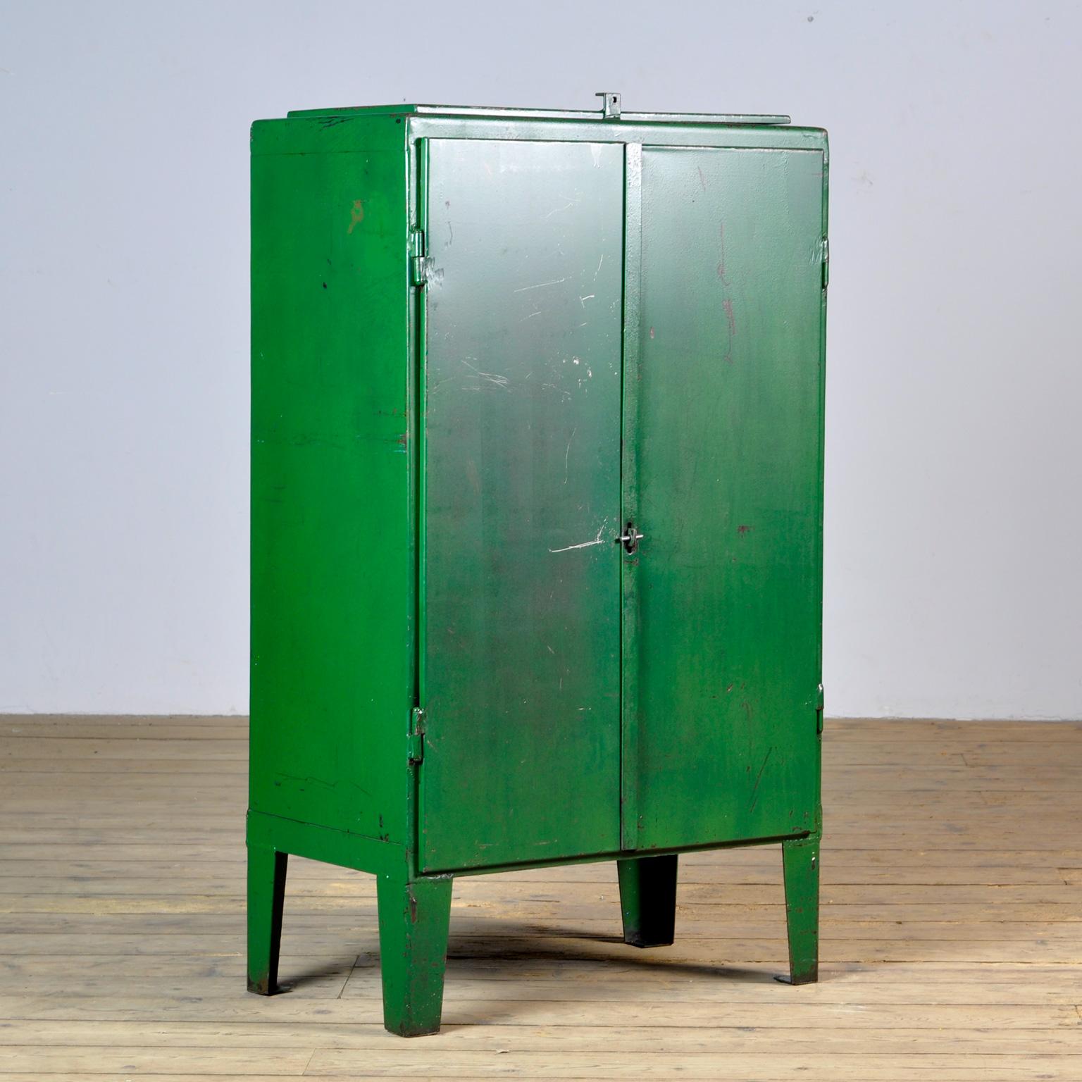 Hungarian Industrial Iron Cabinet, 1960s