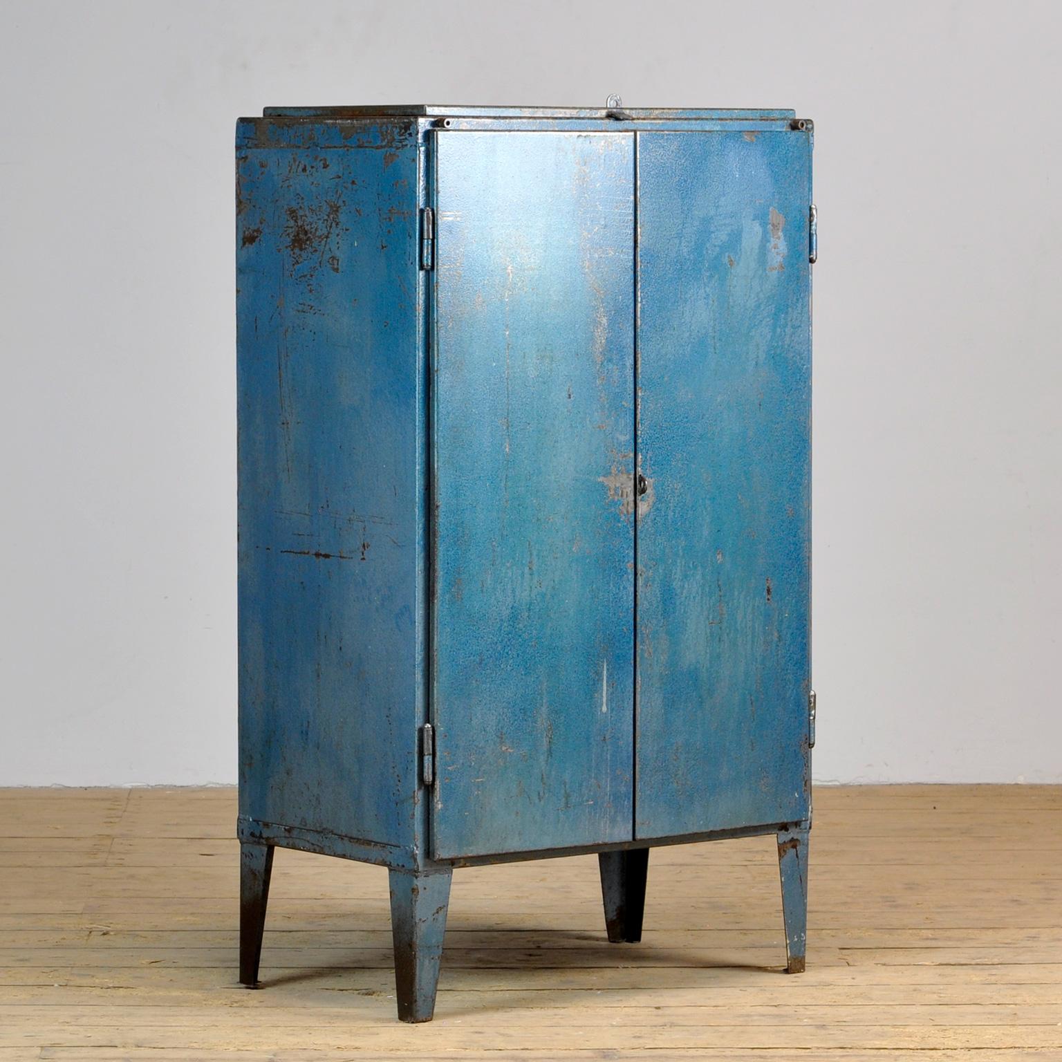 Industrial Iron Cabinet, 1960s In Good Condition In Amsterdam, Noord Holland