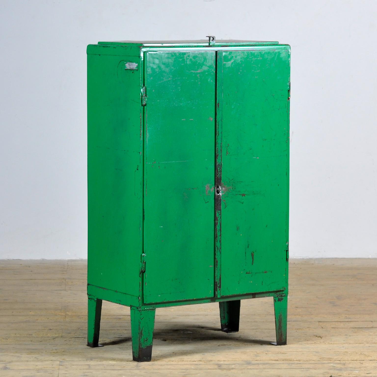 Hungarian Industrial Iron Cabinet, 1960s