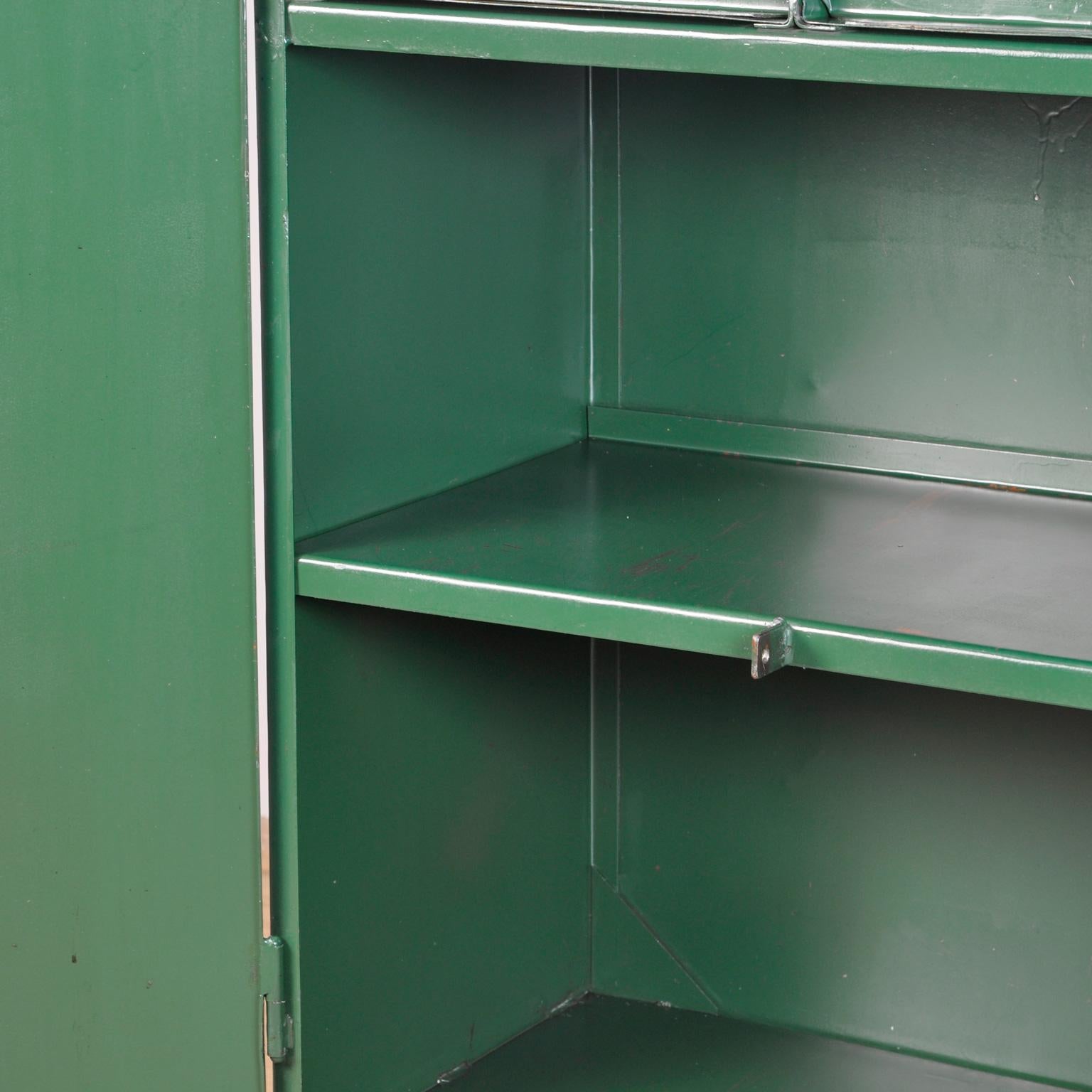 Industrial Iron Cabinet, 1960s In Good Condition In Amsterdam, Noord Holland