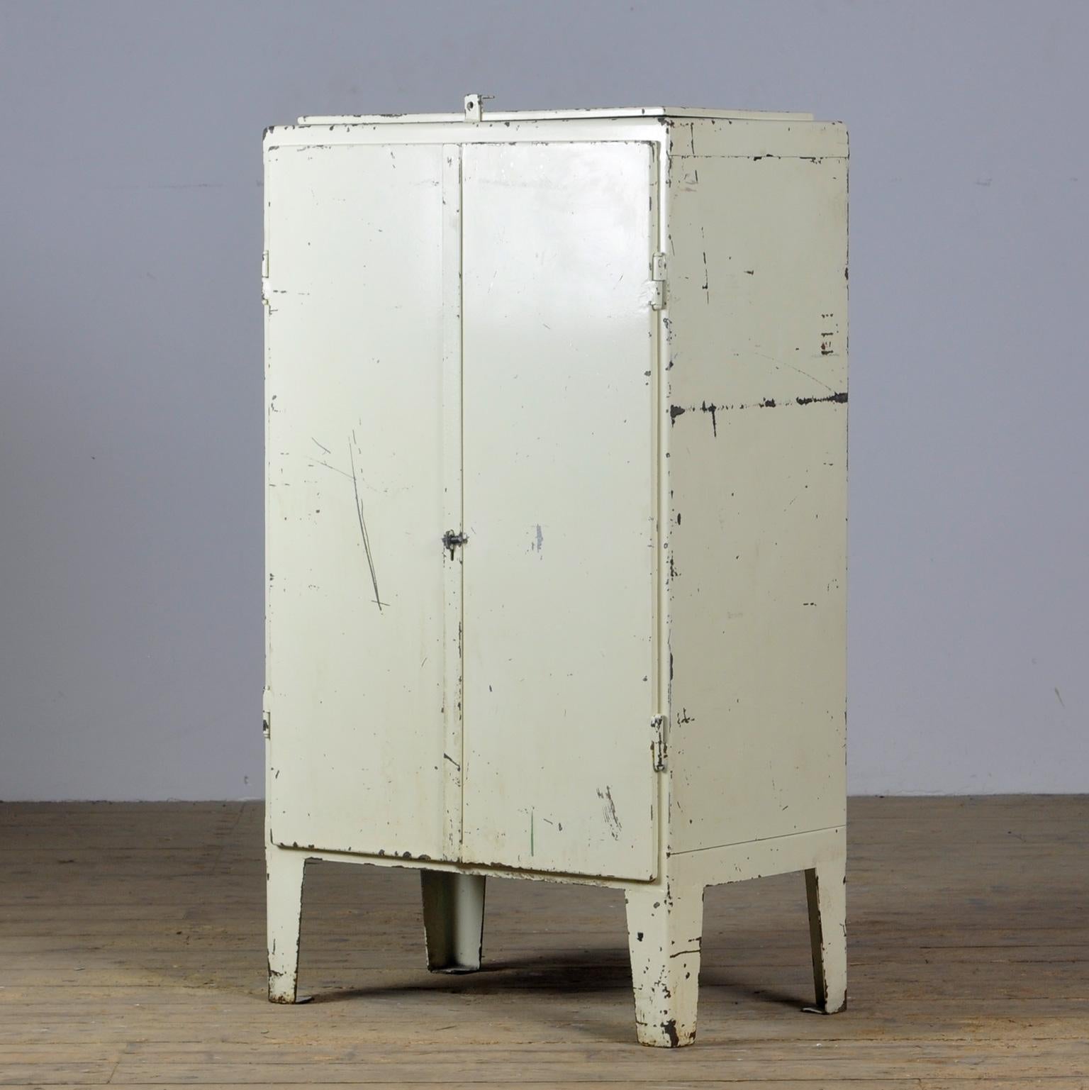 Industrial Iron Cabinet, 1960s In Good Condition In Amsterdam, Noord Holland