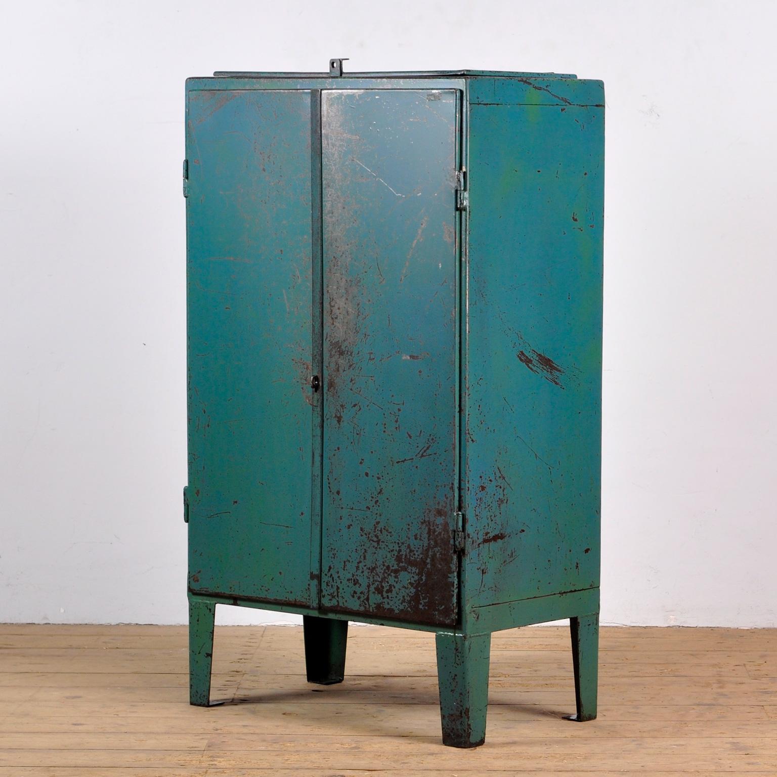 Industrial Iron Cabinet, 1960s In Good Condition In Amsterdam, Noord Holland