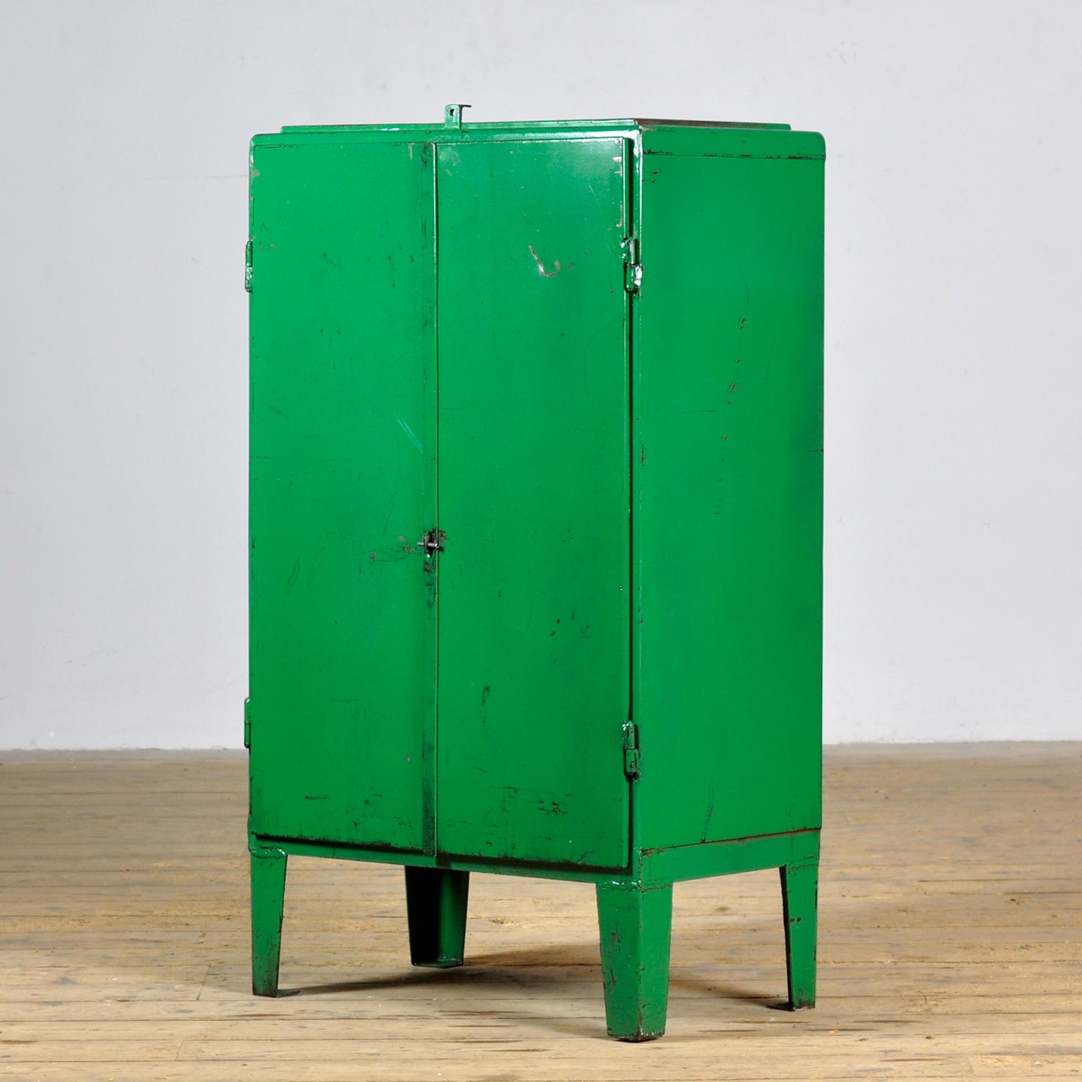 Industrial Iron Cabinet, 1960s In Good Condition For Sale In Amsterdam, Noord Holland