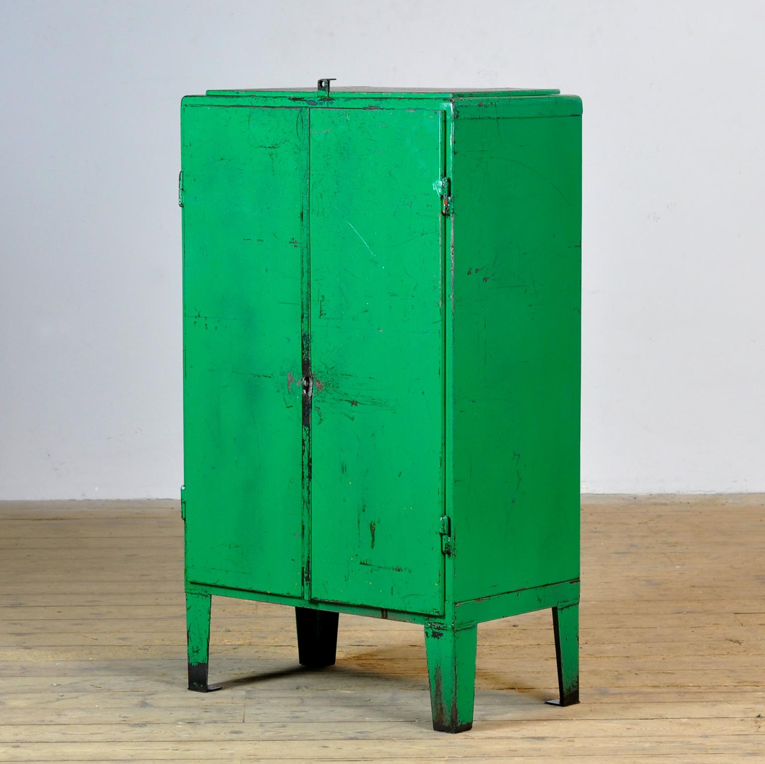 Industrial Iron Cabinet, 1960s In Good Condition In Amsterdam, Noord Holland