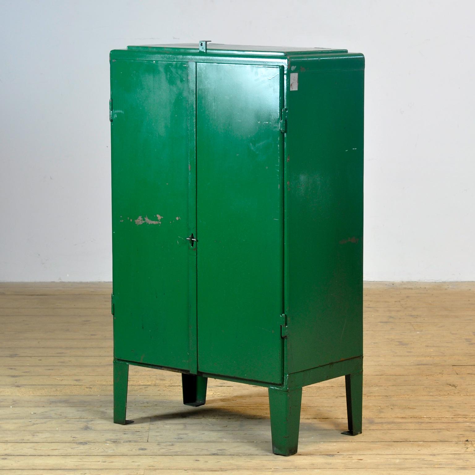 Industrial Iron Cabinet, 1960s In Fair Condition For Sale In Amsterdam, Noord Holland