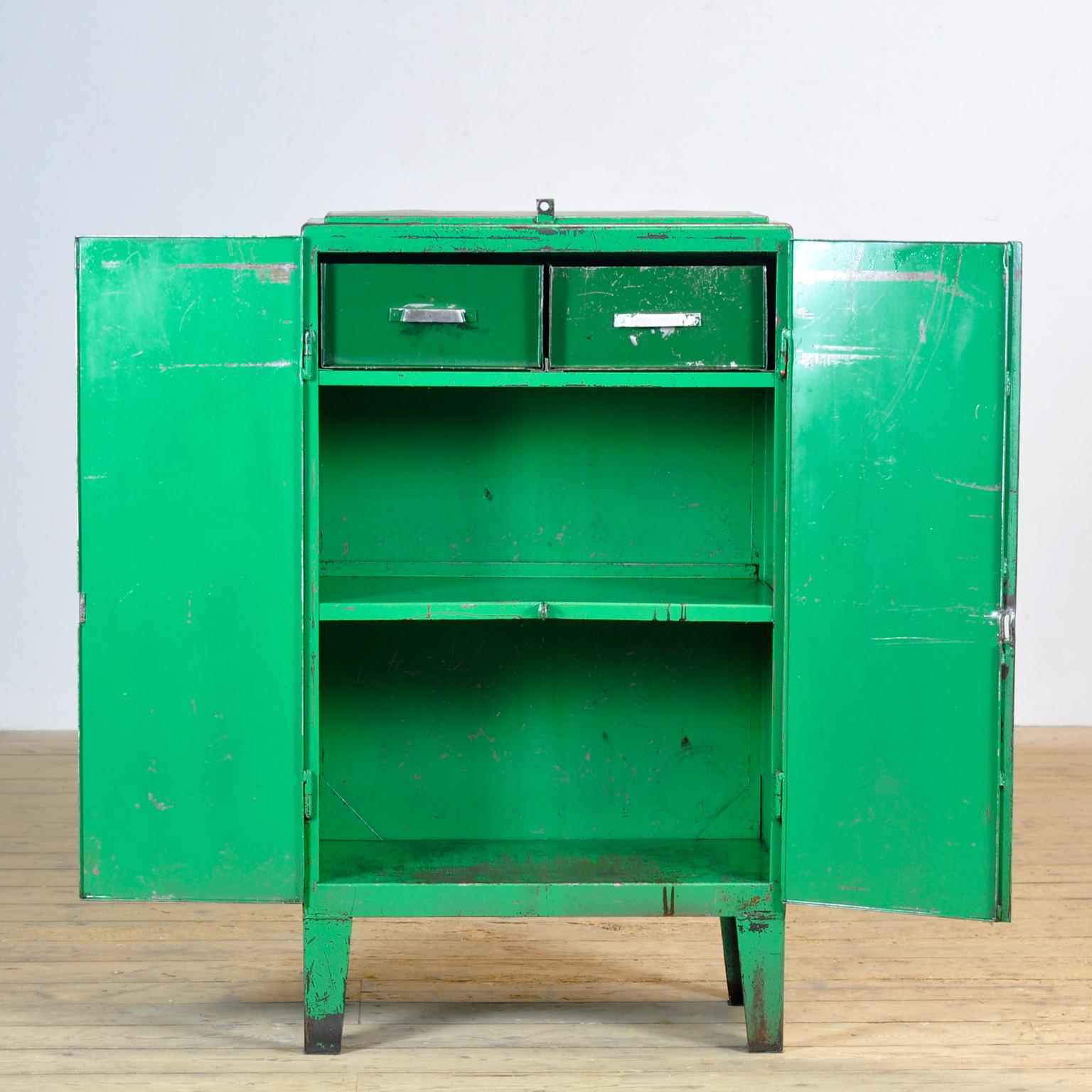 Mid-20th Century Industrial Iron Cabinet, 1960s