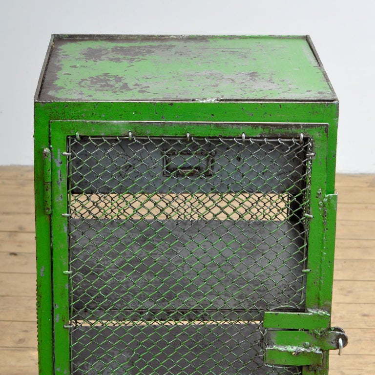 Industrial Iron Cabinet, 1960s For Sale 1