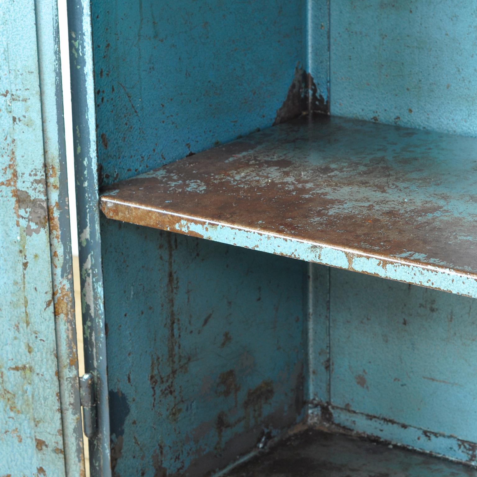 Industrial Iron Cabinet, 1960s For Sale 1