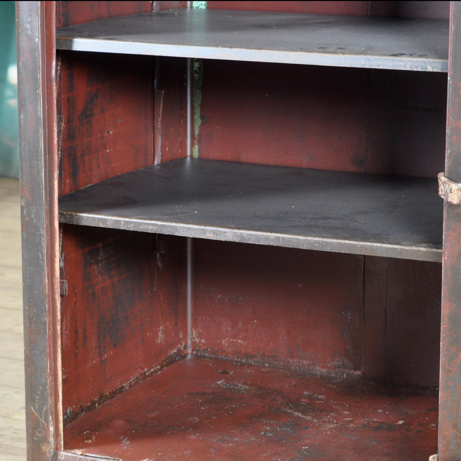 Industrial Iron Cabinet, 1960s For Sale 1