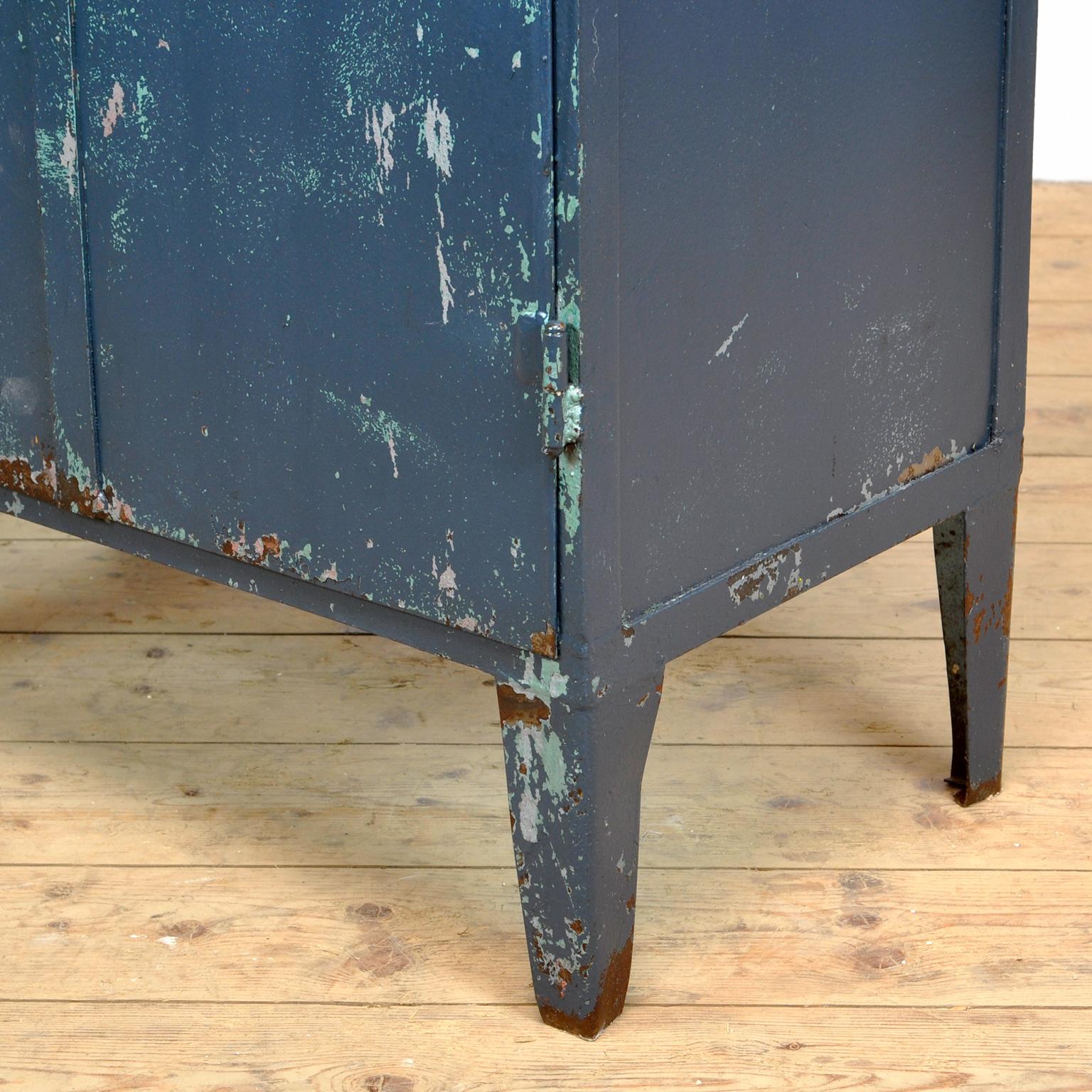 Industrial Iron Cabinet, 1960s For Sale 4