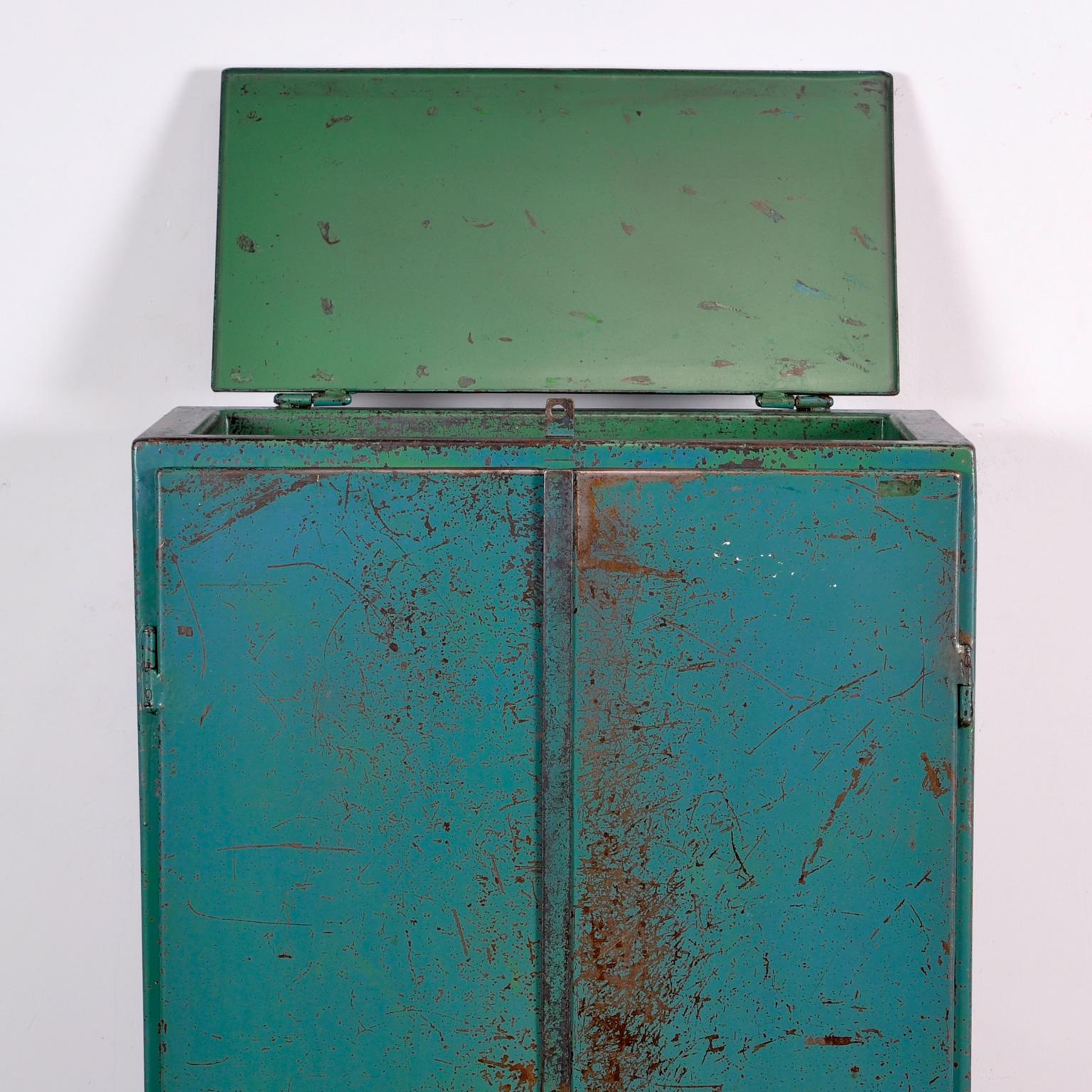 Industrial Iron Cabinet, 1960s 4