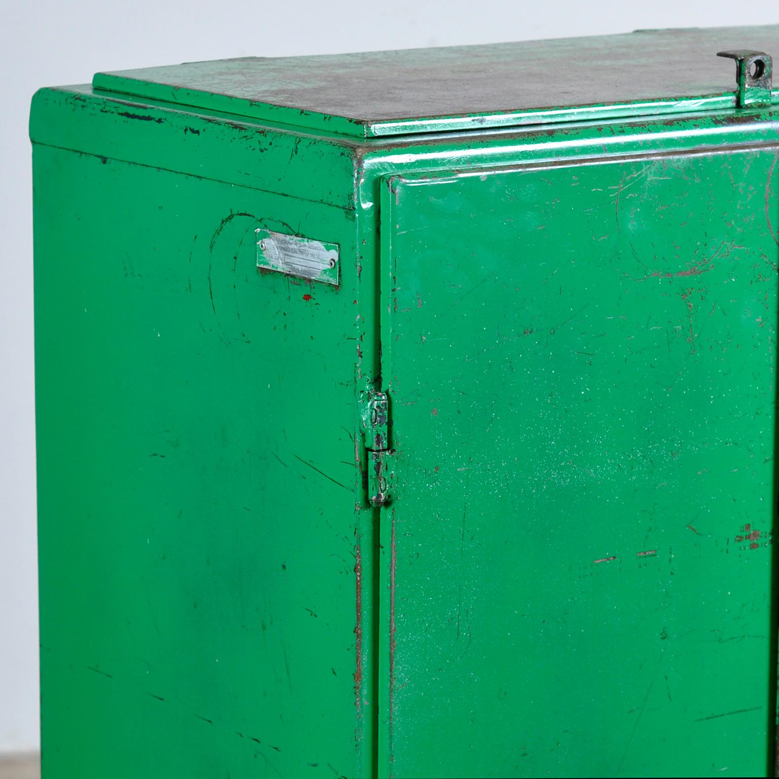 Industrial Iron Cabinet, 1960s 4