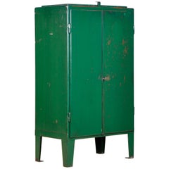 Vintage Industrial Iron Cabinet, 1960s
