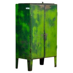Vintage Industrial Iron Cabinet, 1960s