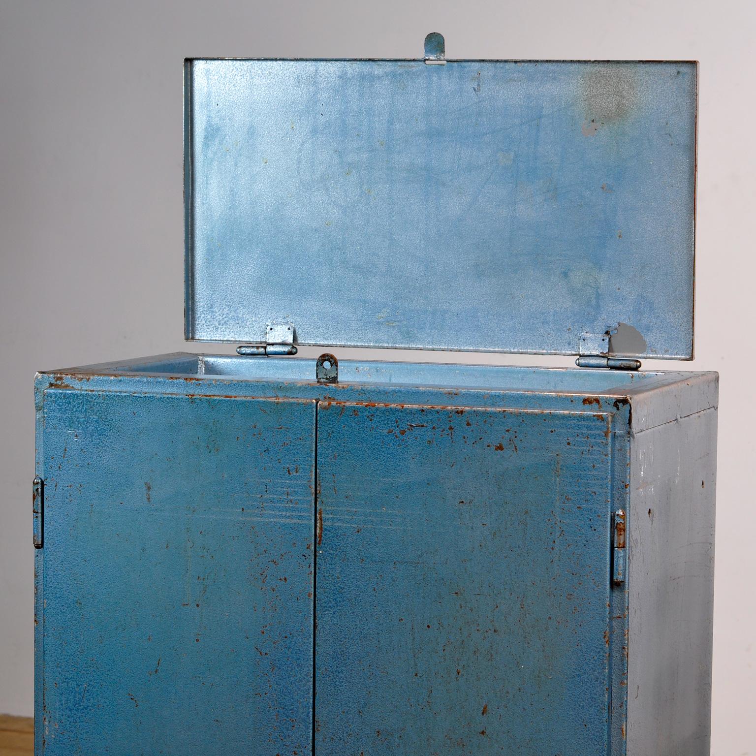 Industrial Iron Cabinet, 1970s 6