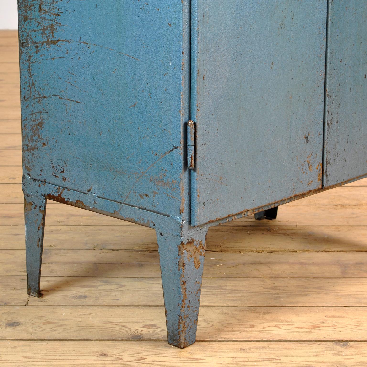 Industrial Iron Cabinet, 1970s 1