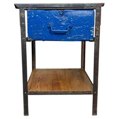 Vintage Industrial Iron Chest of Drawers, 1950s