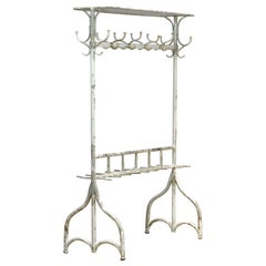 Industrial Iron Coatrack, circa 1940